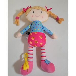 Snuggle Stuffs Doll‎ Soft Stuffed Plush Toy Learn to Tie 15" Girl 0346